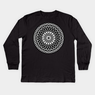 Mandala Edition - Time of the season Kids Long Sleeve T-Shirt